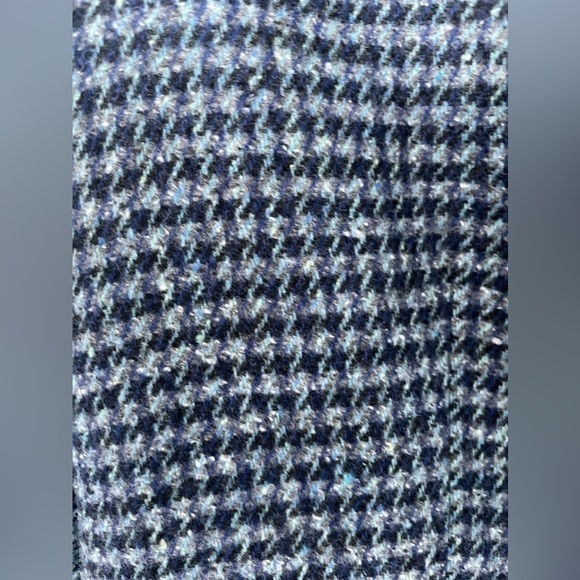 Veronica Beard Hali virgin wool houndstooth blue blazer - Picture 7 of 9